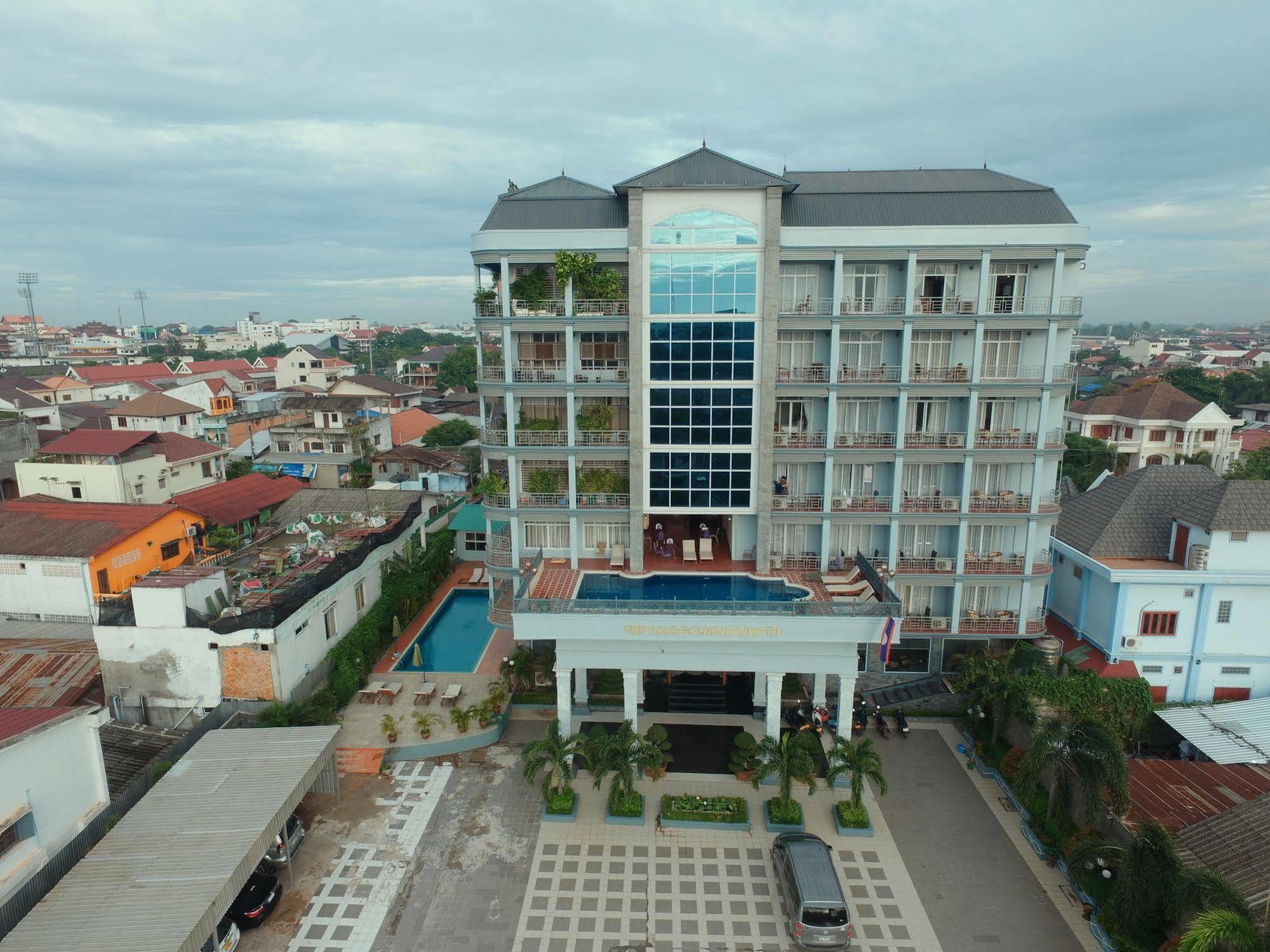 Vientiane Golden Sun Hotel Zewnętrze zdjęcie